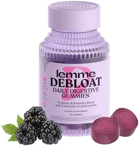 LEMME DEBLOAT- DAILY DIGESTIVE GUMMIES PREBIOTIC & PROBIOTIC BLEND