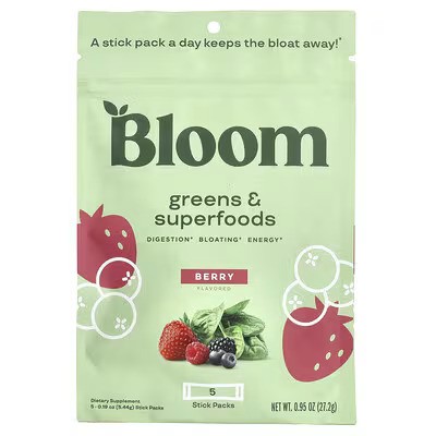 Bloom Greens & Superfoods 5 Stick Packs