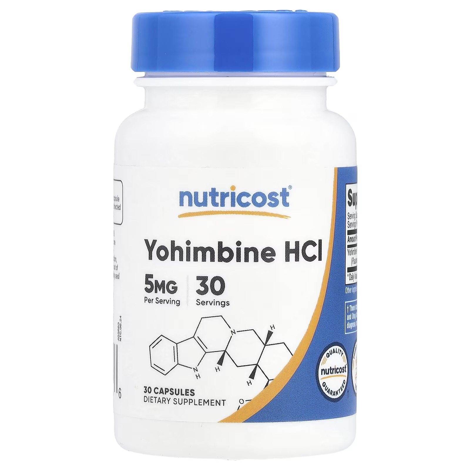Nutricost Yohimbine HCL 5MG 30 Servings