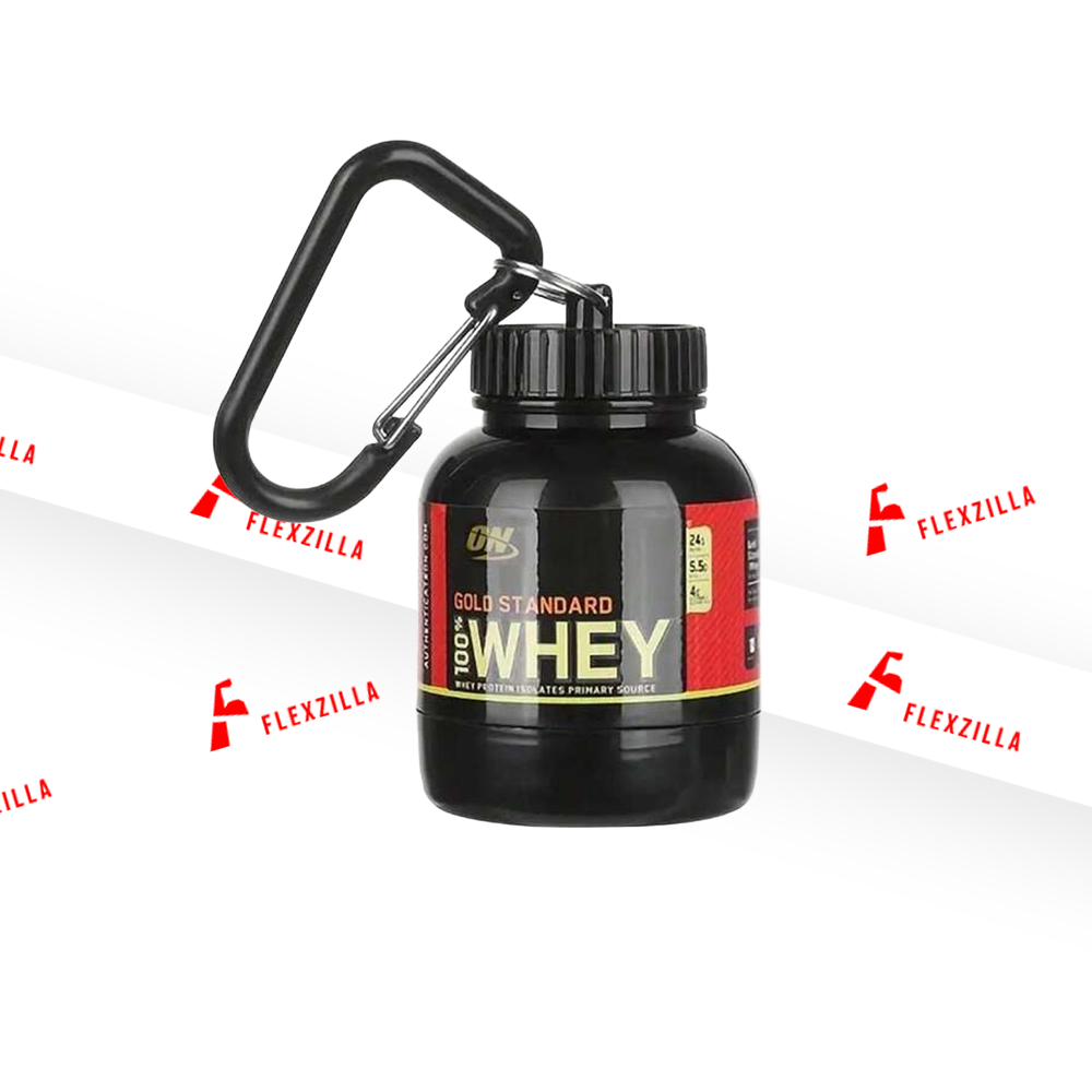 OPTIMUM NUTRITION MINI PORTABLE PROTEIN POWDER CONTAINER 100ML