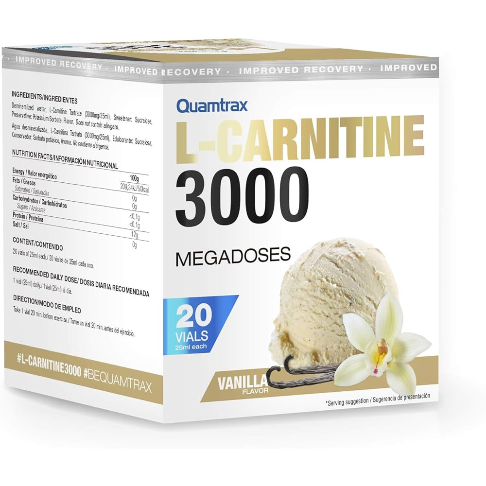 quamtrax l-carnitine 3000 L-carnitina max  Quamtrax L-Carnitine 3000 Liquid