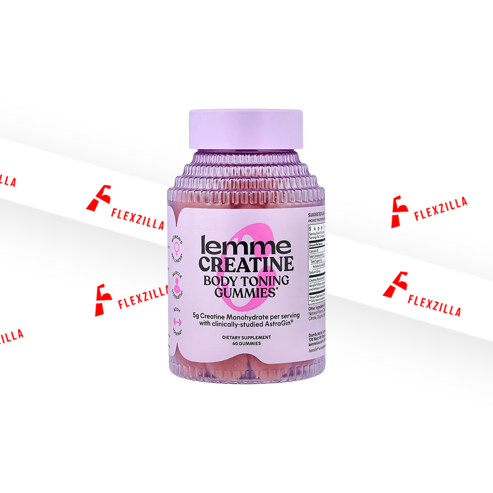 LEMME CREATINE BODY TONING GUMMIES SOUR STRAWBERRY 60 GUMMIES