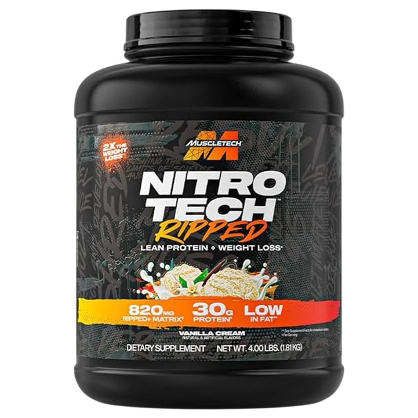 MUSCLETECH NITROTECH RIPPED  1.8 KG