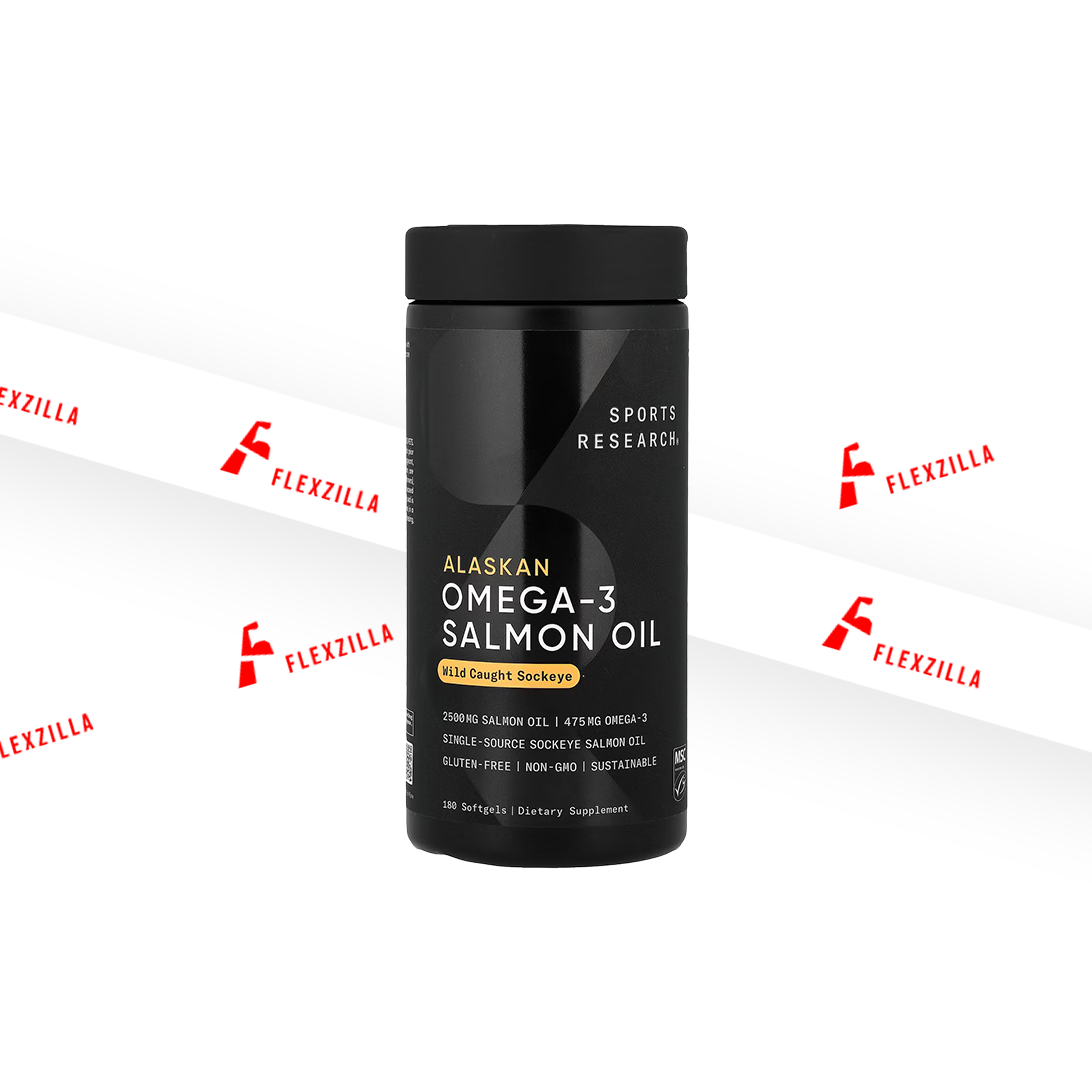SPORTS RESEARCH ALASKAN OMEGA-3 SALMON OIL 180 SOFTGELS