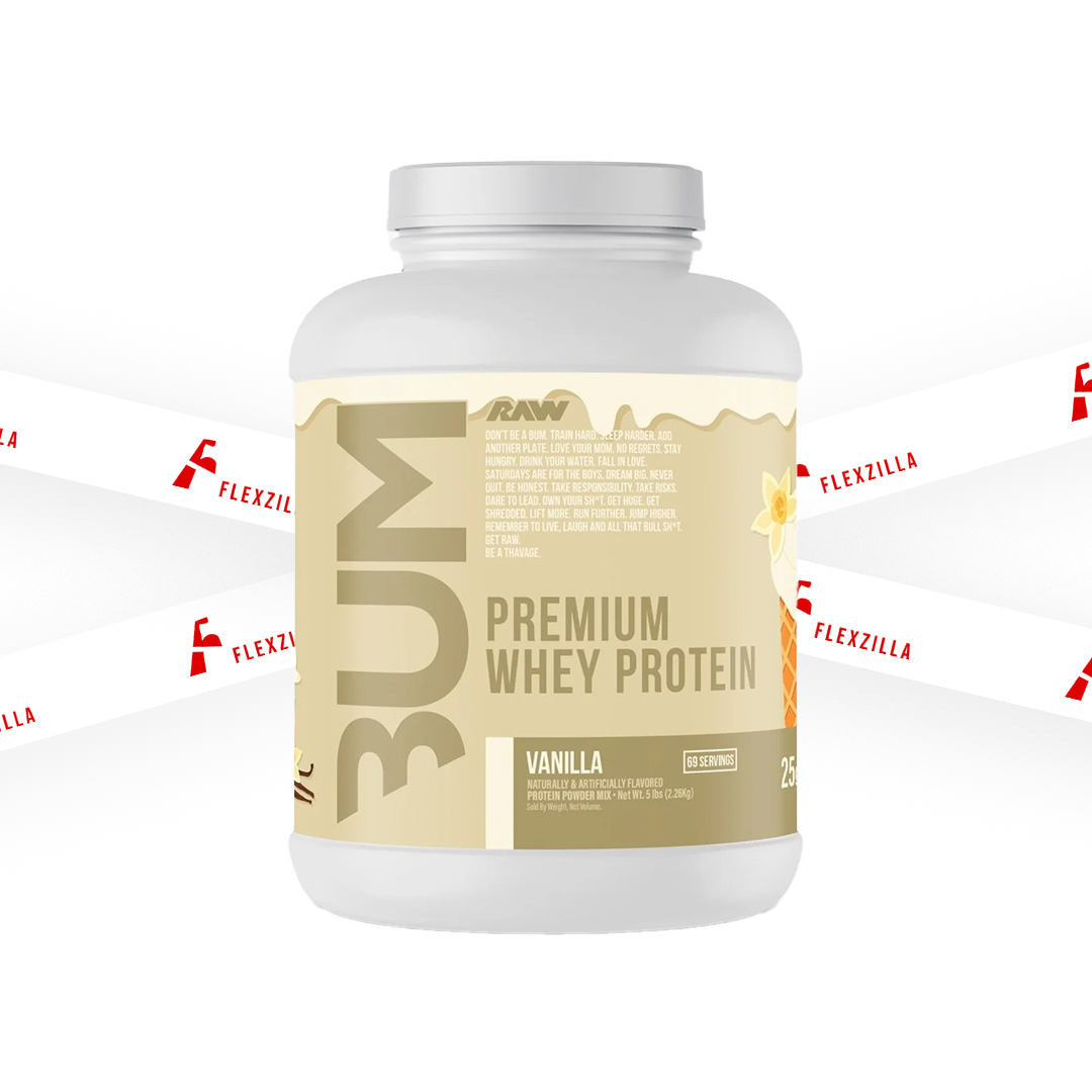 RAW BUM PREMIUM WHEY PROTEIN 5 LB