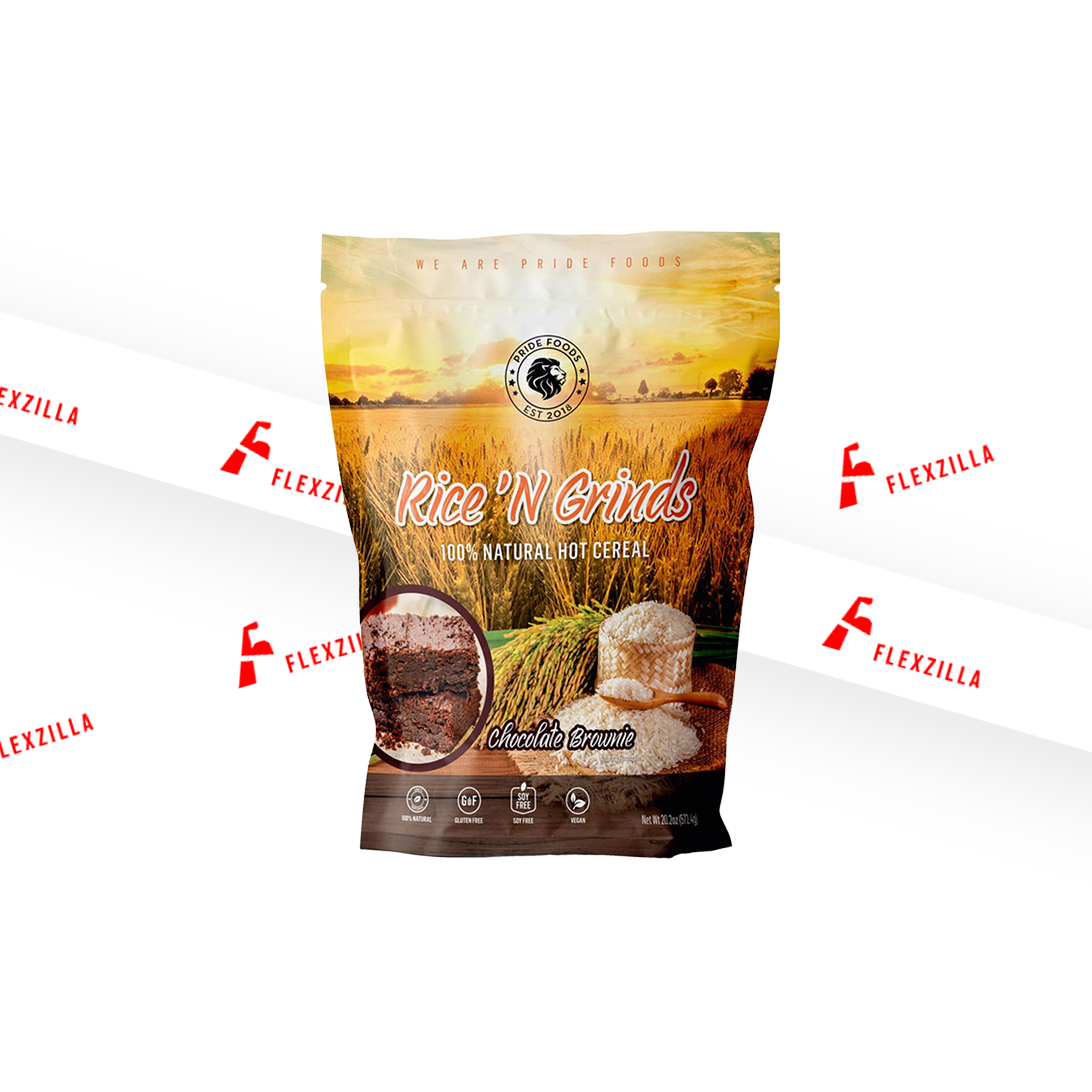 RICE'N GRINDS NATURAL HOT CEREAL CHOCOLATE BROWNIE FLAVOR 572 G